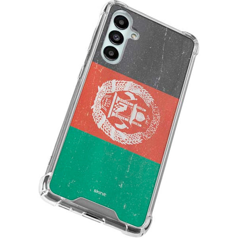Afghanistan Flag Distressed Galaxy A16 5G Clear Case